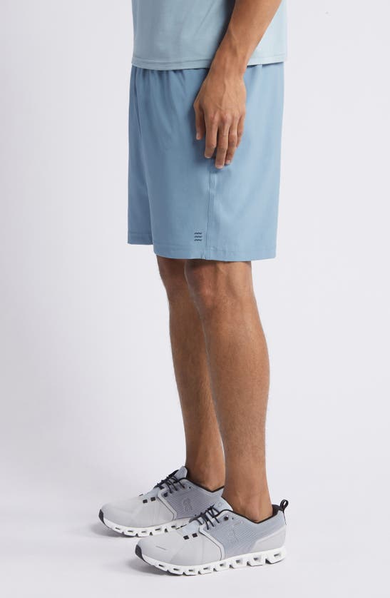 Shop Free Fly Breeze Shorts In Blue Fog