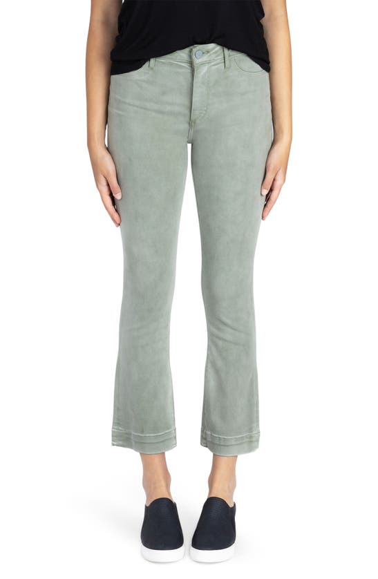 Articles Of Society London Cropped Flare Pants In Lihue