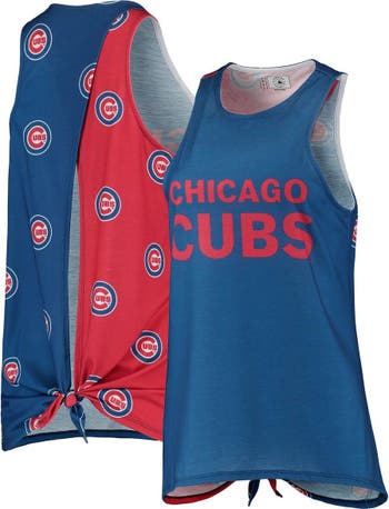 Lids Chicago Cubs Jersey Muscle Sleeveless Pullover Hoodie - Royal