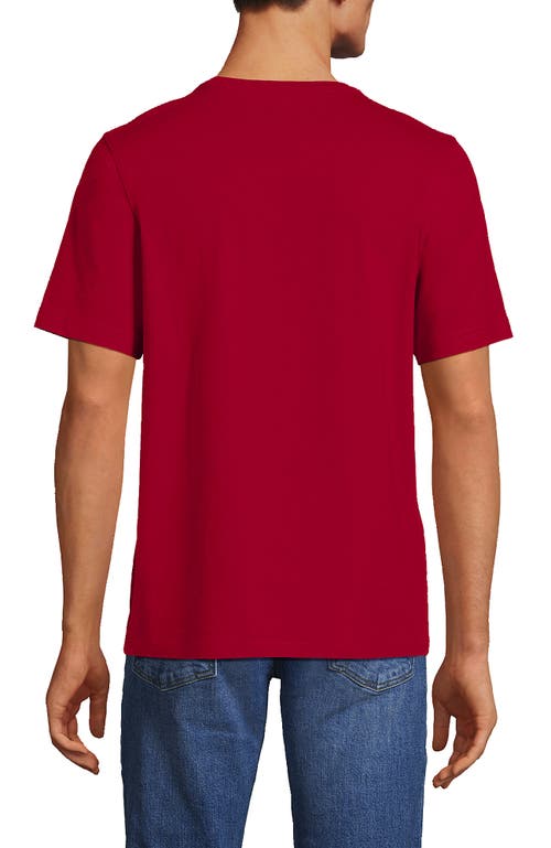 Shop Lands' End Super-t Short Sleeve T-shirt In Rich Red