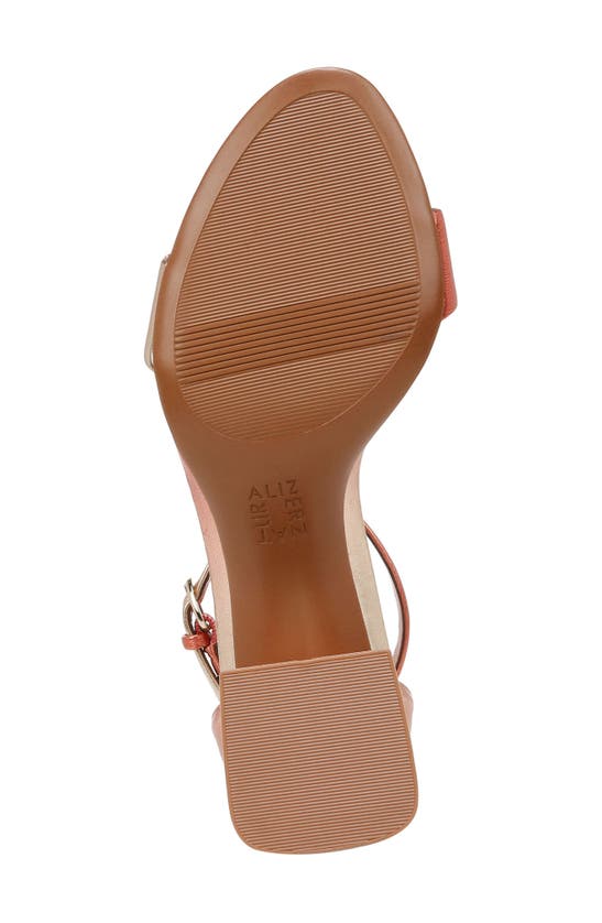 Naturalizer Vera Caliente Ankle Strap Sandal In Sunset Ombre Metallic