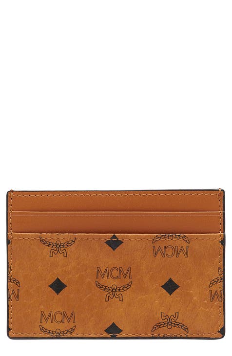 MCM Purse Wallet Zip + Card + Box + Serial Number