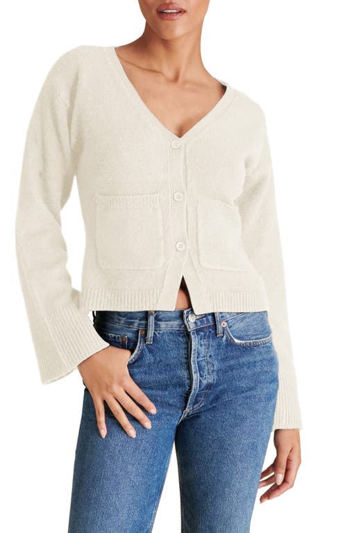 Shop Steve Madden Odelia Crop Cardigan In Antique