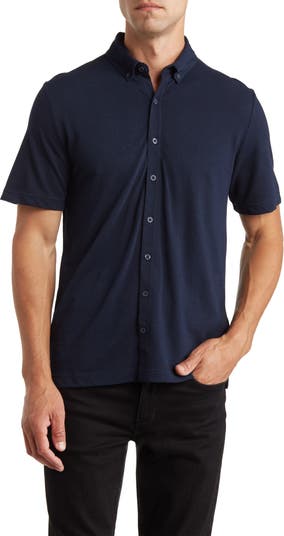 14th & Union CoolMax® Short Sleeve Button-Up Shirt