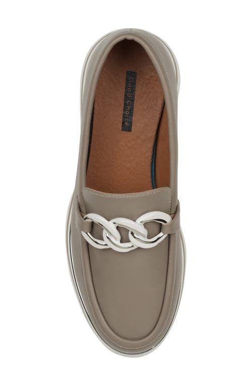 Good Choice New York Geneva Platform Loafer In Taupe