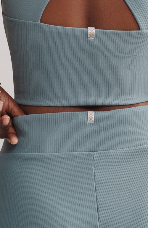 Rhone Ripple Wide Leg Sweatpants In Blue Hue