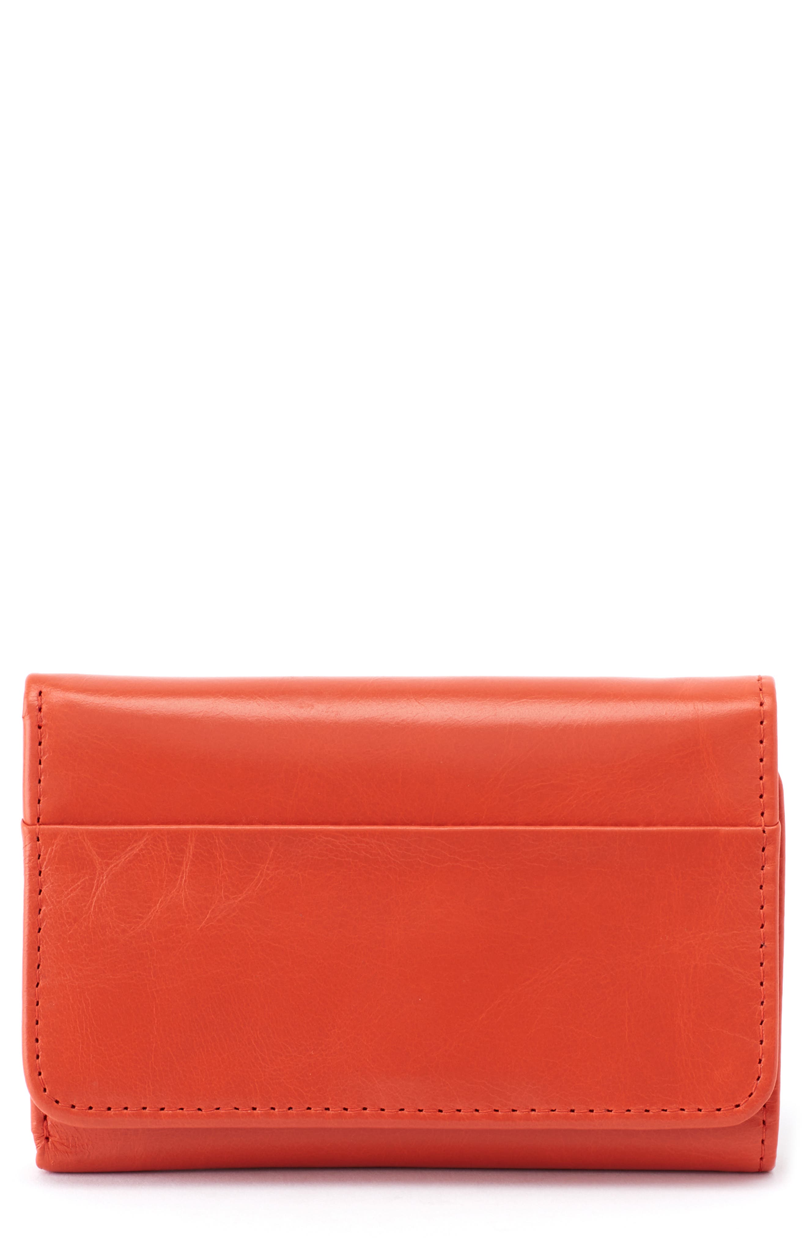 Fruit Orange Art Wallet Real Leather Purse Credit Card Holder for Women Phone Girl