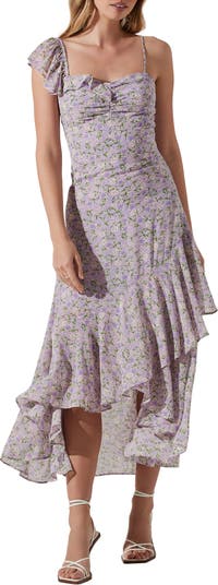 Maisy Floral Flutter Sleeve Midi Dress – ASTR The Label