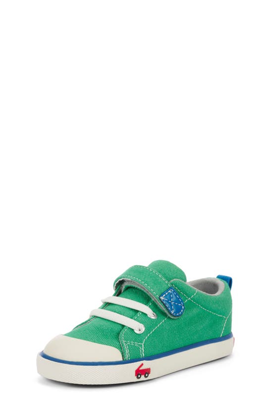 Shop See Kai Run Stevie Ii Sneaker In Green/ Blue