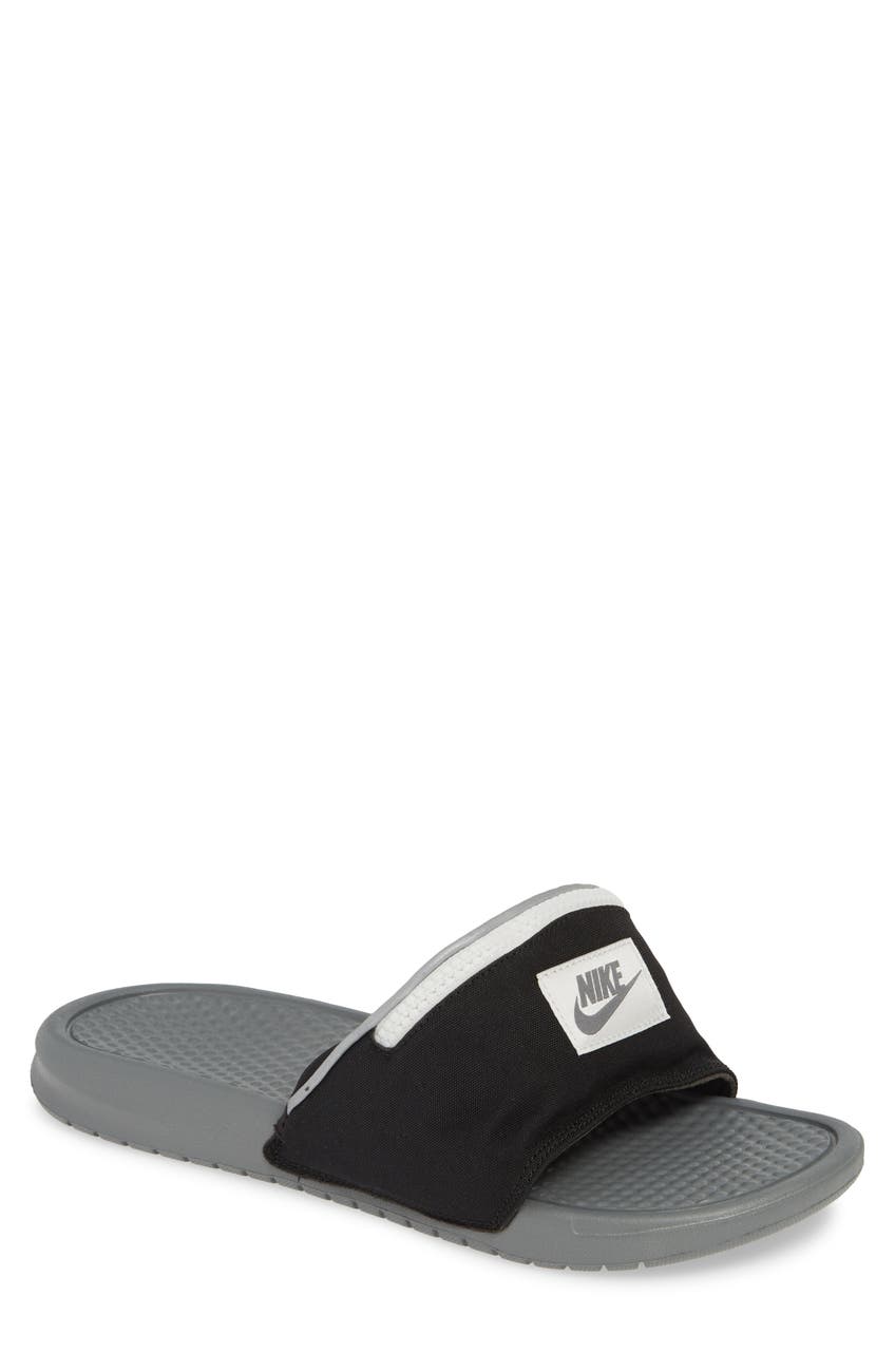 nike benassi just do it fanny pack slide sandal