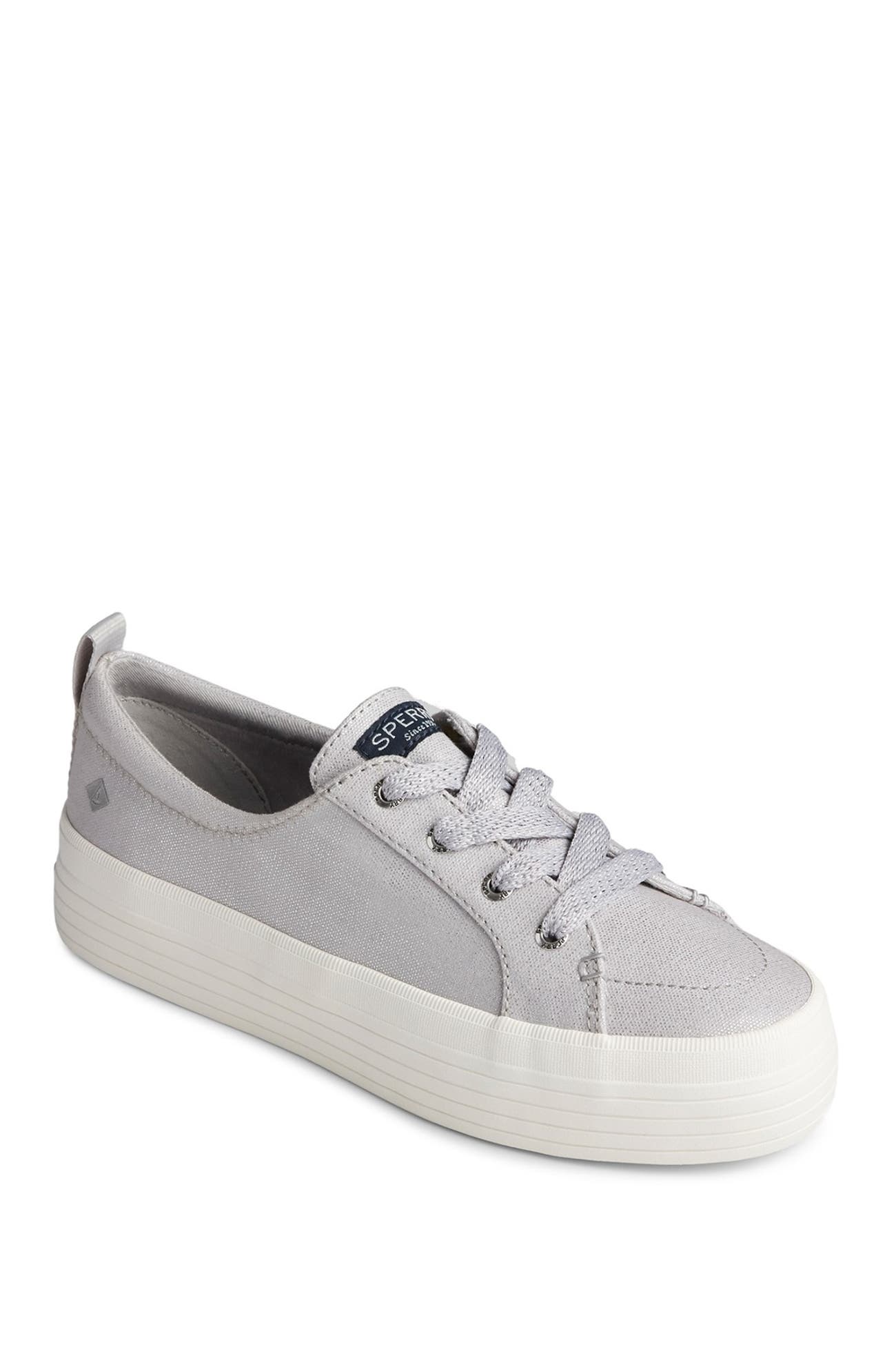 sperry crest vibe platform leather sneaker