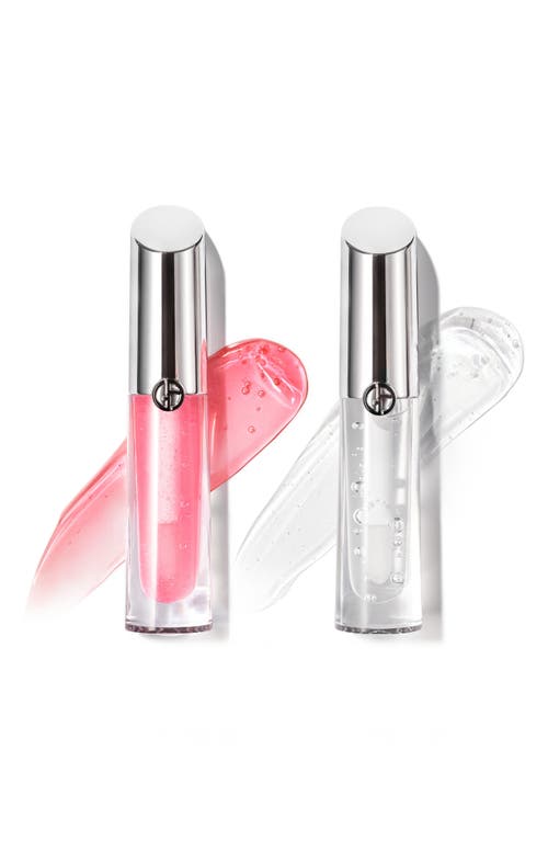 Shop Armani Collezioni Armani Beauty Prisma Glass Lip Gloss Duo (nordstrom Exclusive) $76 Value In No Color