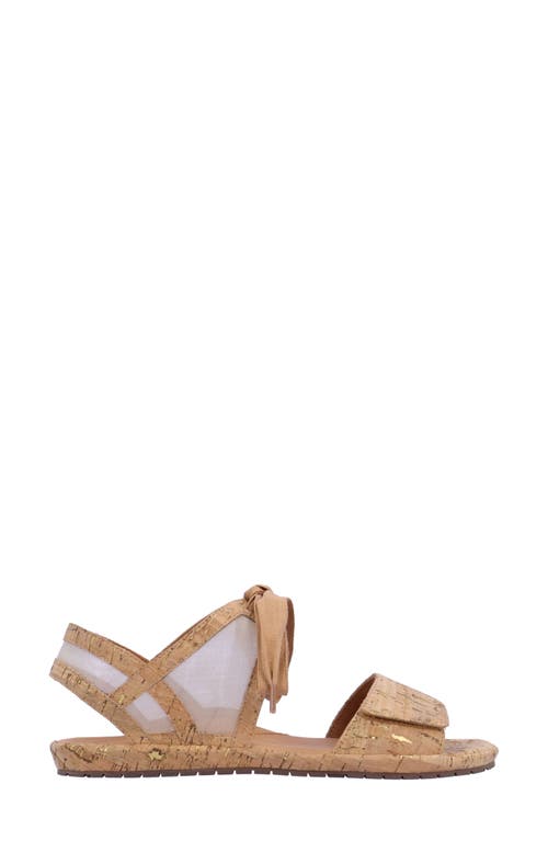 L'amour Des Pieds Devansh Sandal In Natural/gold