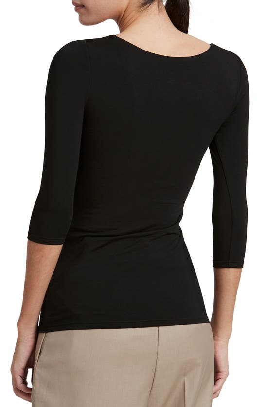 Shop Marcella Lucy Jersey Top In Black