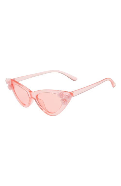 Rad + Refined Rad + Refned Flower Cat Eye Sunglasses in Pink