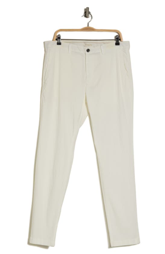 Theory Men's Zaine Slim Straight Pants In Stone White