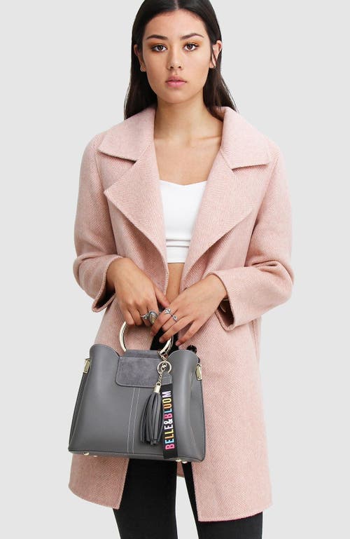 Shop Belle & Bloom Ex-boyfriend Wool Blend Oversized Jacket In Blush