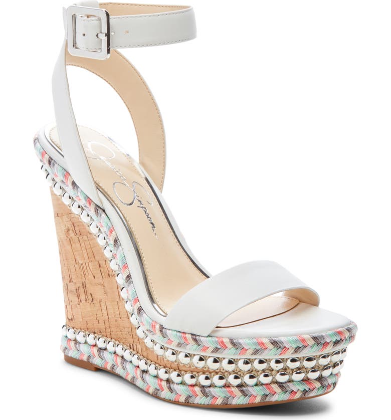 Jessica Simpson Alinda Embellished Wedge Sandal Women Nordstrom