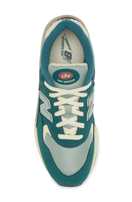 Shop New Balance 580 Sneaker (men)<br /> In Vintage Teal/dawn Glow