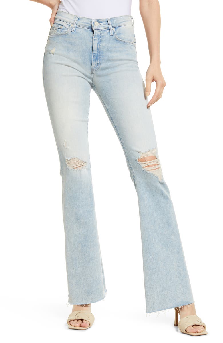 MOTHER The Weekend Fray Hem Bootcut Jeans | Nordstrom