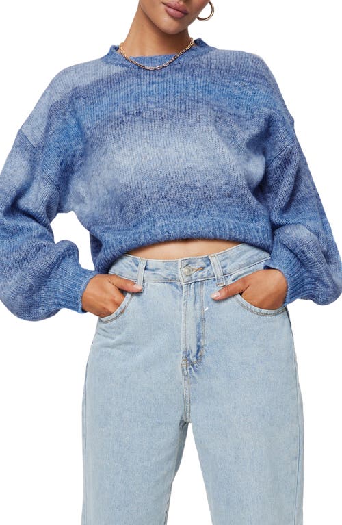 Adina Ombré Stripe Sweater in Blue