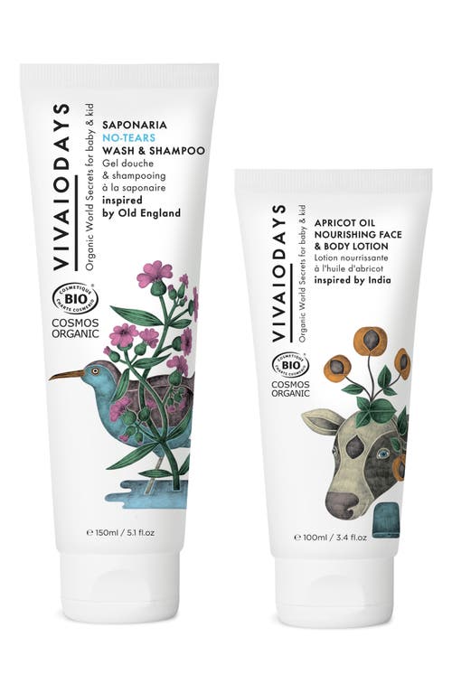 VIVAIODAYS 2-in-1 Wash & Shampoo and Lotion Organic Body Care Duo in Multi at Nordstrom