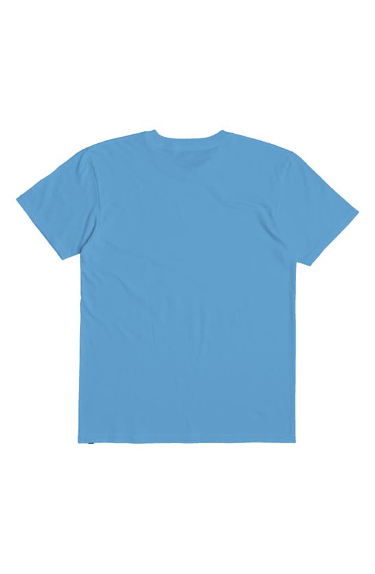 Shop Quiksilver Kids' Pineapple Vibes Cotton Graphic T-shirt In Alaskan Blue