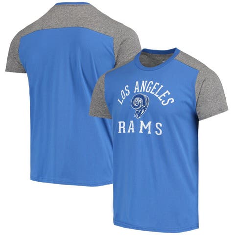 Majestic Mens Los Angeles Rams T-shirt Large Official NFL Navy Blue LA