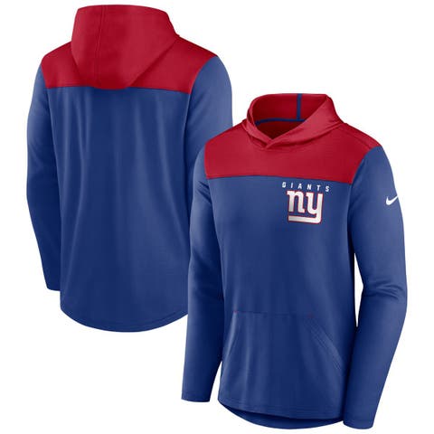 Men's New York Giants Nike Red Sideline Infograph Lockup Performance T-Shirt