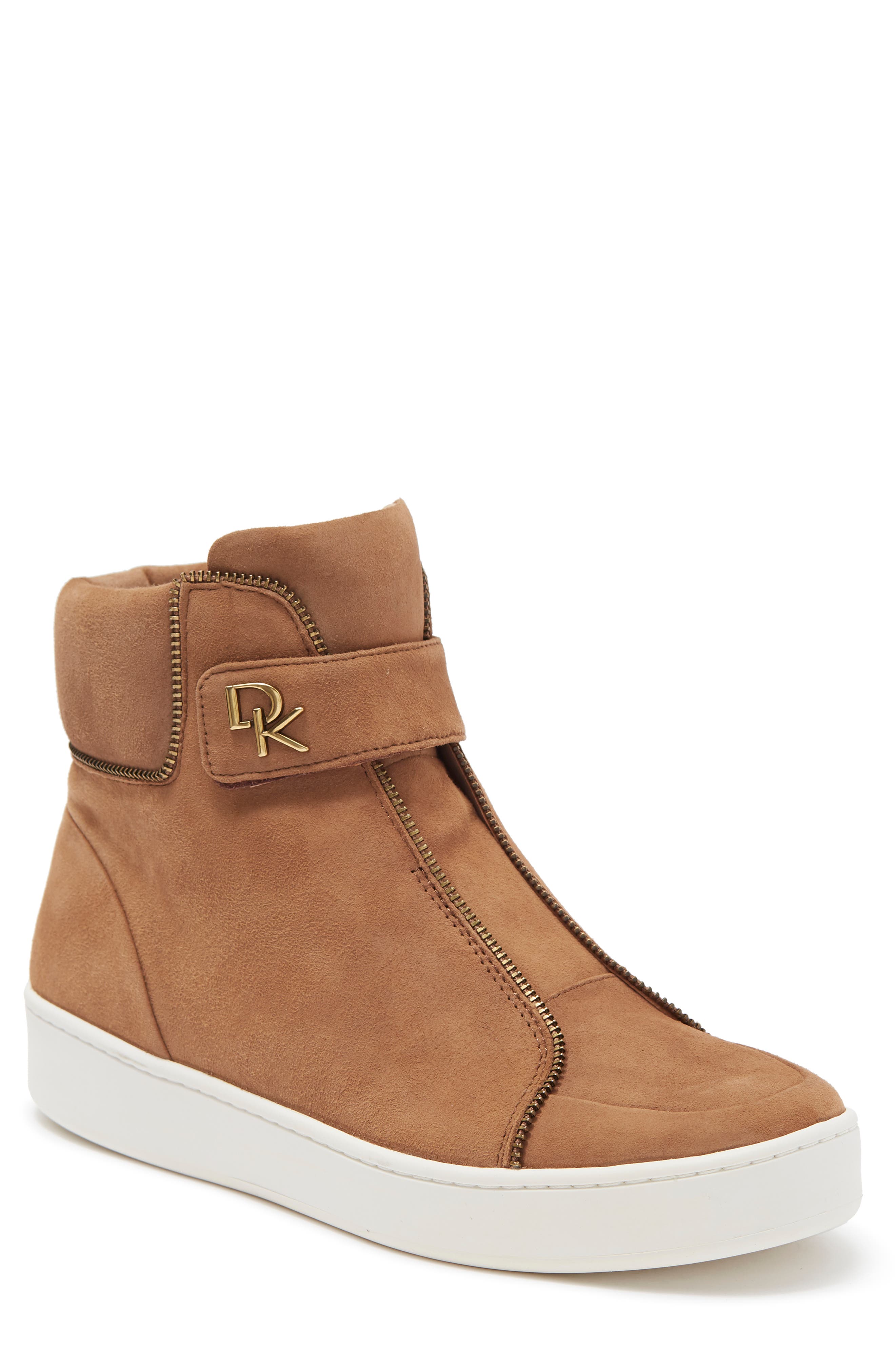 donna karan high top sneakers