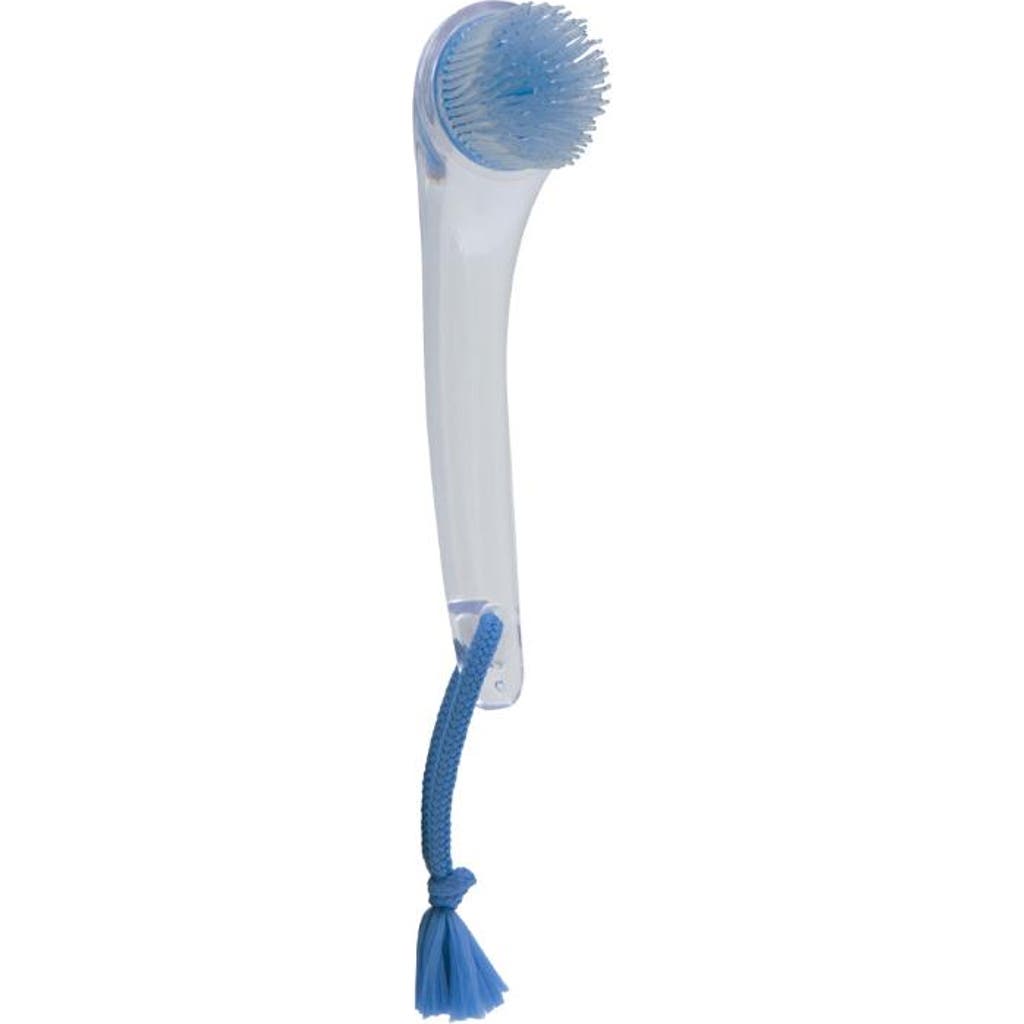 Zadro Exfoliating Silicone Facial Brush In Blue Acrylic
