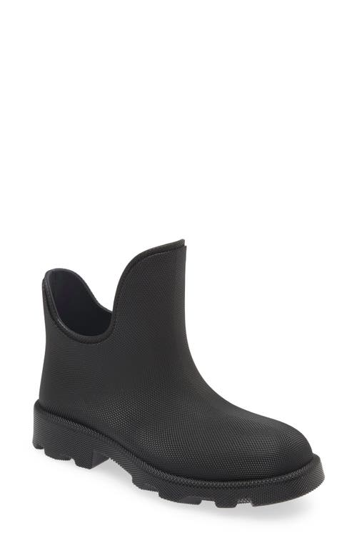 Ray Textured Ankle Boot in Black