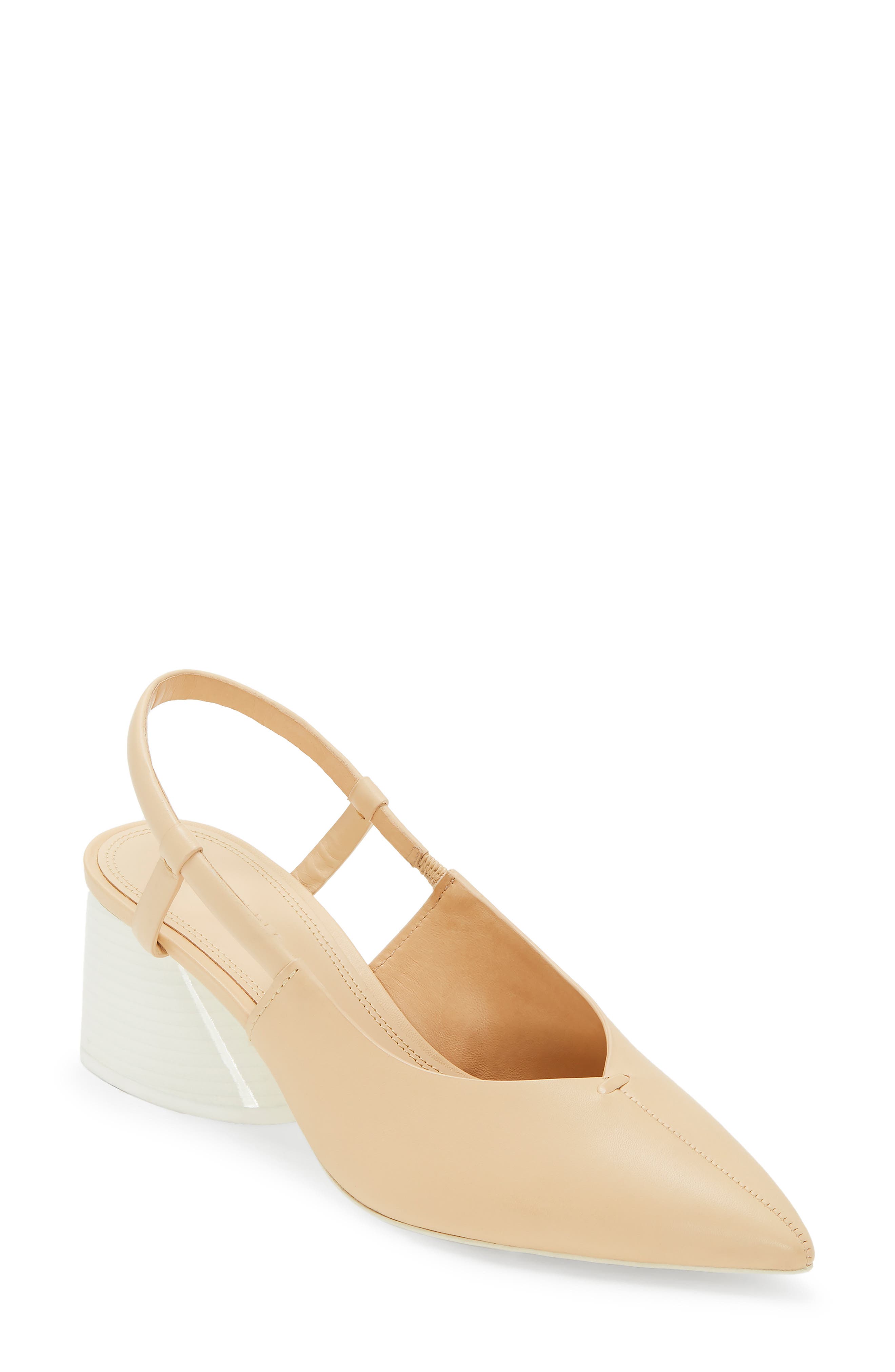 Mercedes Castillo Elena Slingback Pump- Beige