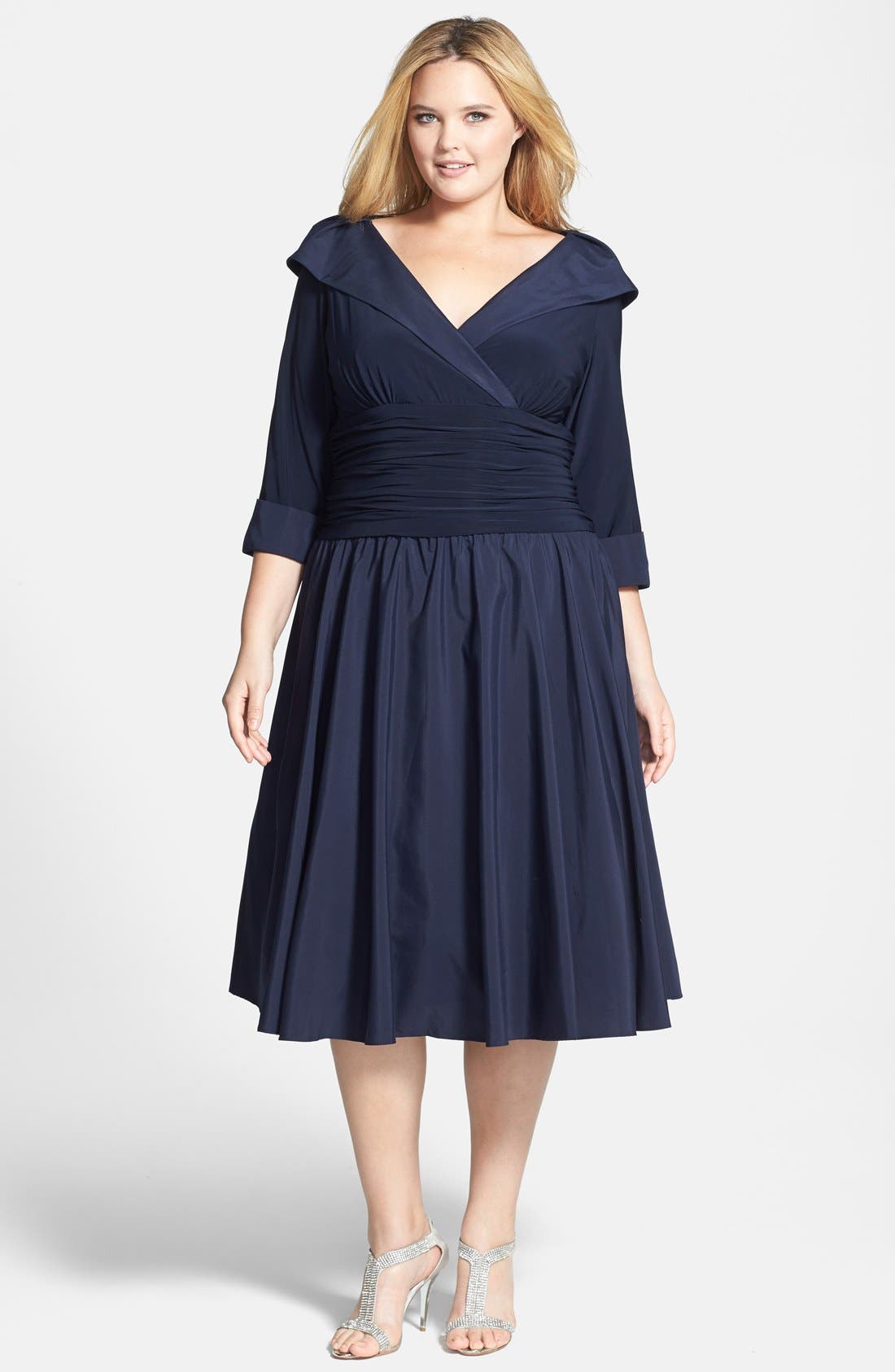 jessica howard portrait collar dress plus size