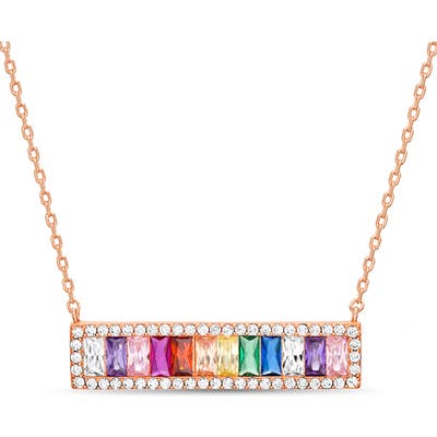 Lesa Michelle Rainbow Pendant Necklace