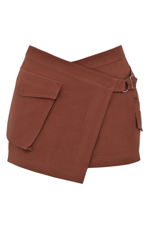 Mistress Rocks Utility Skirt In Cocoa