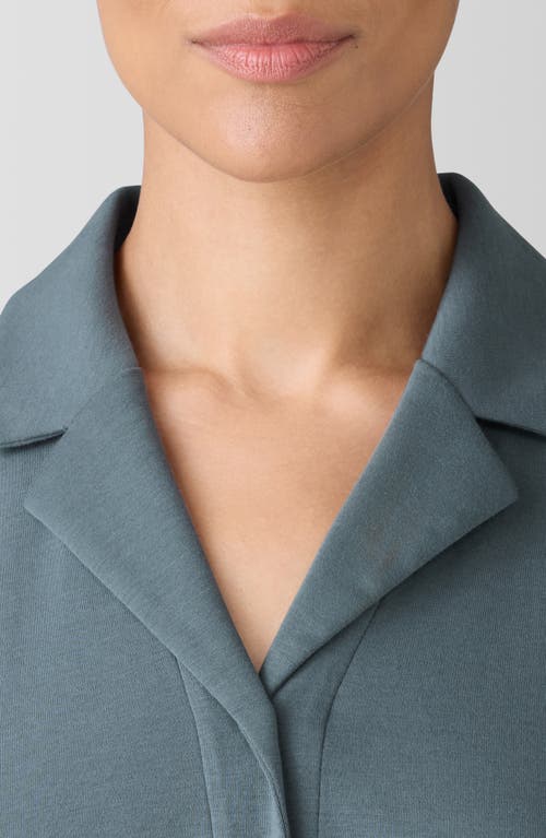 Eileen Fisher Sleep Organic Cotton Pajama Top In Eucalyptus
