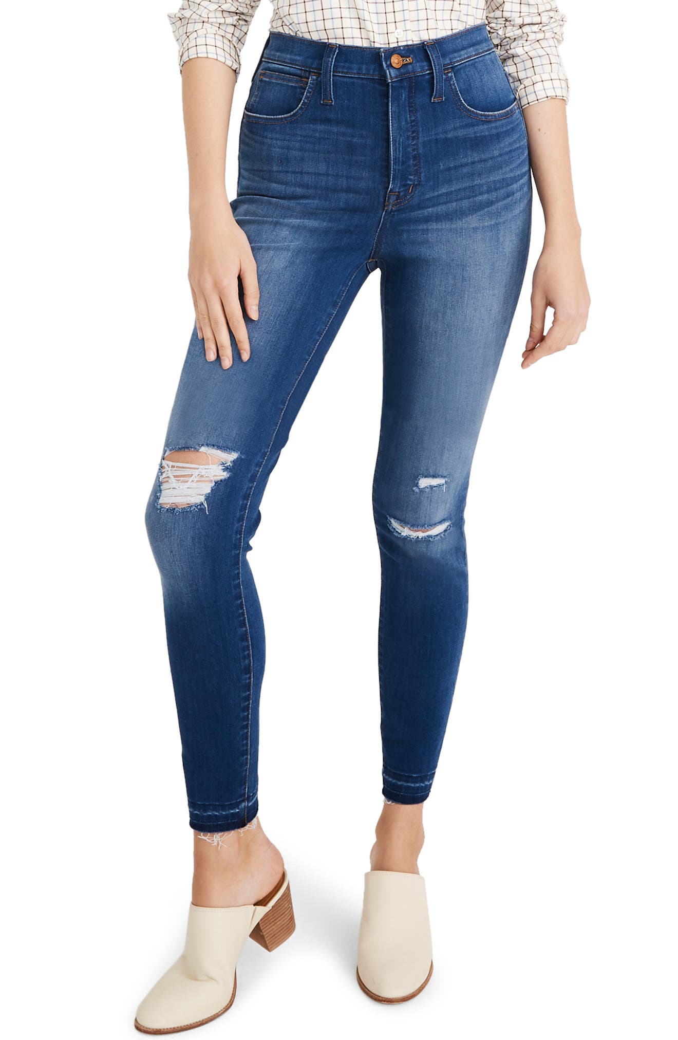 madewell ripped jeans