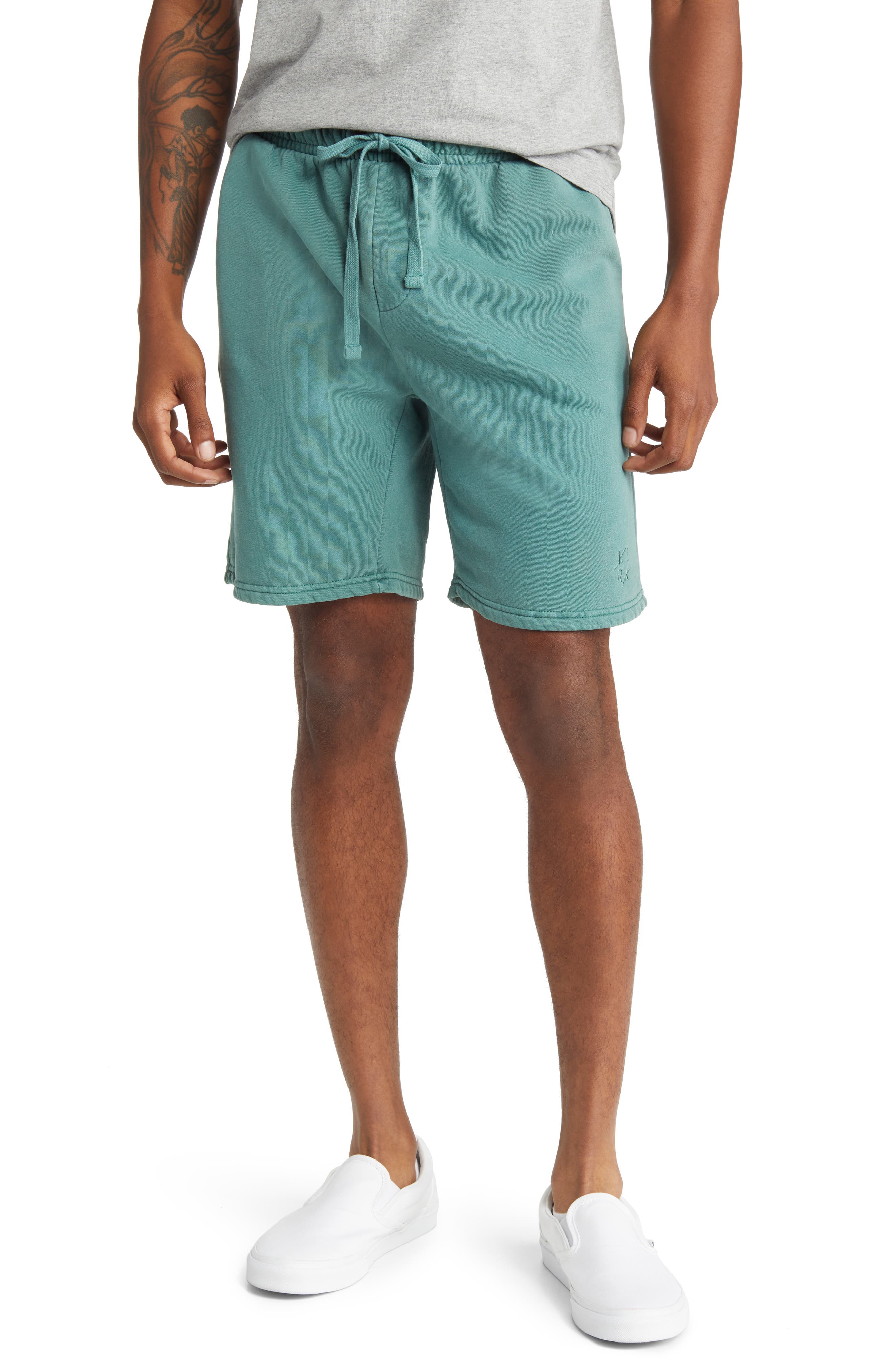 Mens Clothing Shorts Casual shorts Stone Island Fleece Cargo Bermuda Sweat Shorts in Blue for Men 