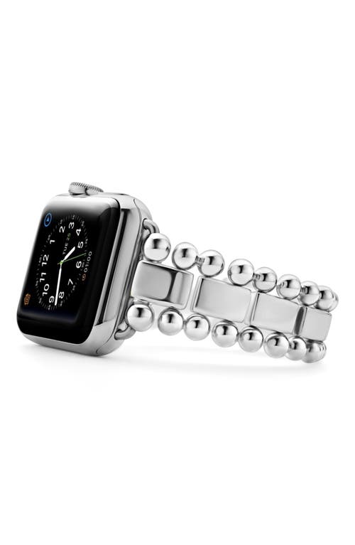 LAGOS Smart Caviar Sterling Silver Apple Watch® Watchband