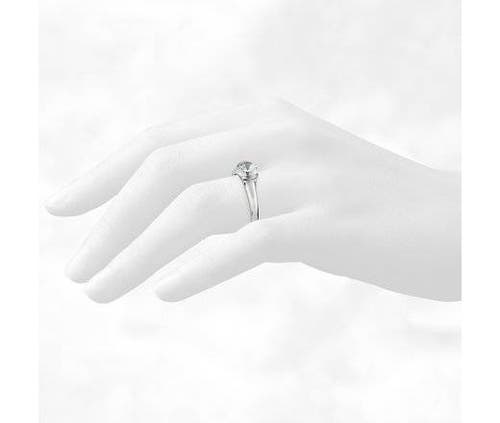 Bliss Diamond 3/4ct Bezel Solitaire Lab Grown Diamond Engagement Ring 14k Gold In 14k White Gold