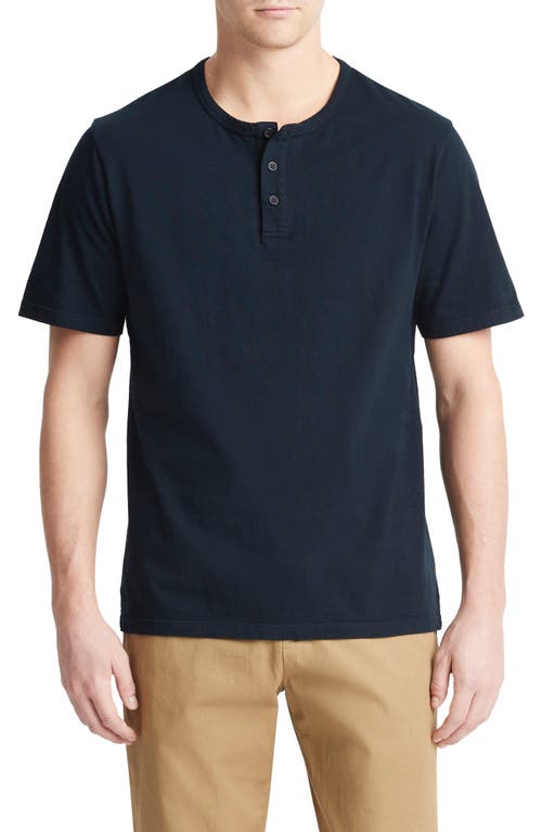 Vince Garment Dyed Short Sleeve Henley at Nordstrom,