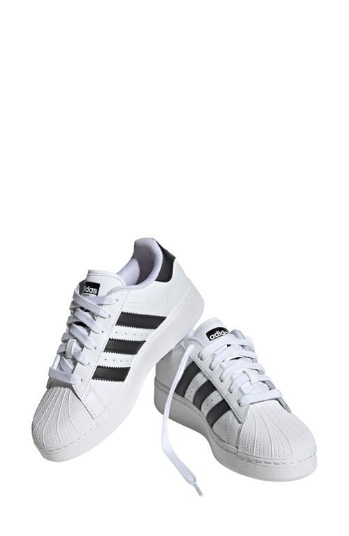 Shop Adidas Originals Adidas Superstar Xlg Sneaker In White/core Black/ftwr White