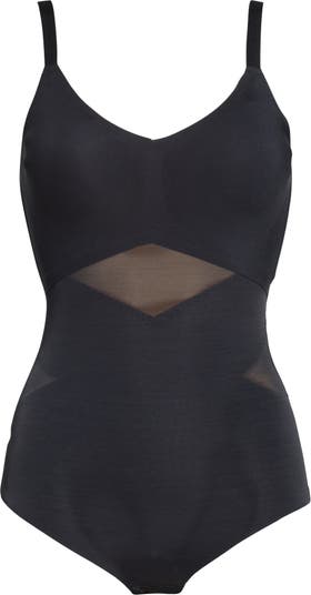 Women's Cotton-Blend Cami Bodysuit in Black Small - Yahoo Shopping