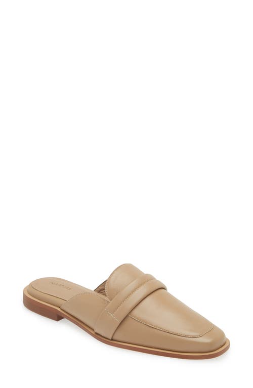 Shop Kaanas Square Toe Mule In Almond