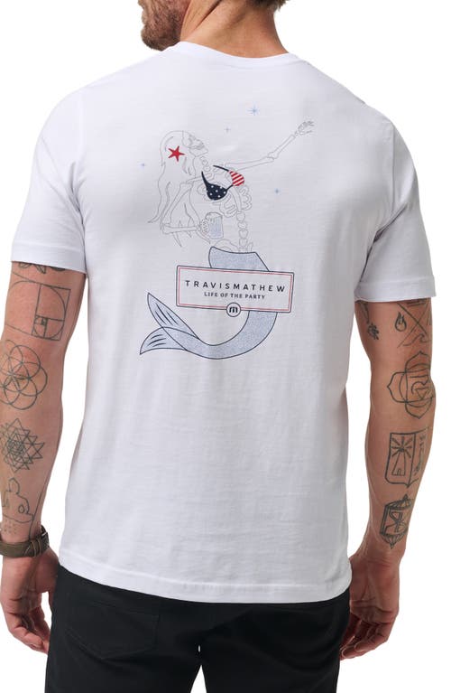 Shop Travismathew Summer To Remember Graphic T-shirt In White