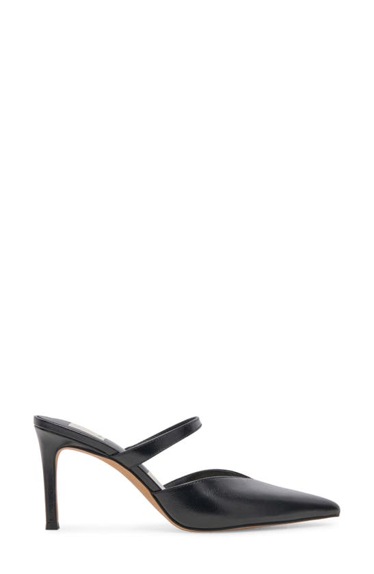 Shop Dolce Vita Kanika Pointed Toe Pump In Midnight Crinkle Patent