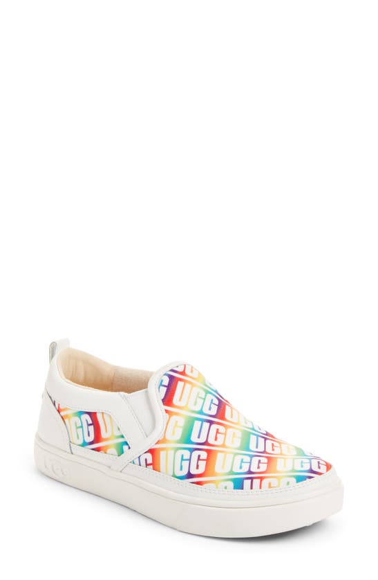 Ugg Kids' Caplan Logo Slip-on Sneaker In Rainbow | ModeSens