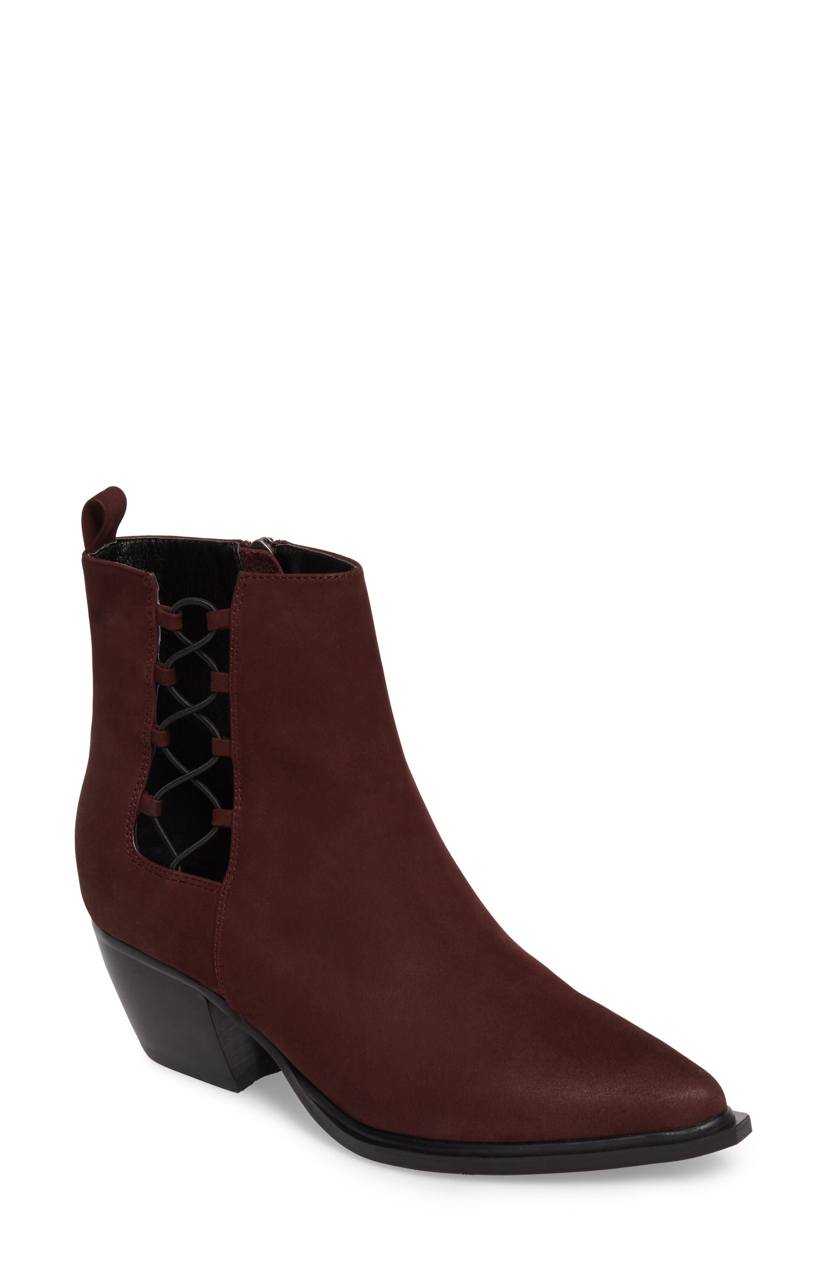 Sbicca Hackney Corset Bootie, Burgundy