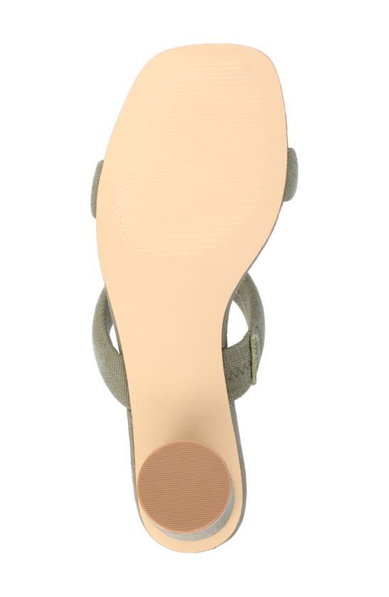 Shop Journee Collection Aniko Double Strap Sandal In Green